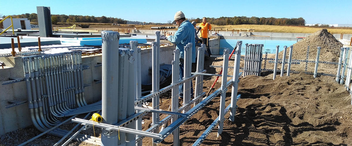 Pals Electric workers on a job site